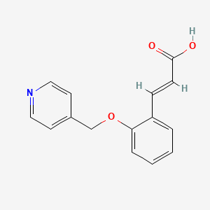 (2E)-3-[2-(pyridin-4-ylmethoxy)phenyl]acrylic acid