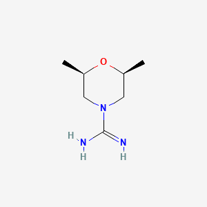 (2R,6S)-2,6-dimethylmorpholine-4-carboximidamide