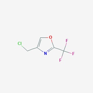 4-(Chloromethyl)-2-(trifluoromethyl)oxazole