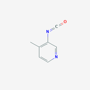 molecular formula C7H6N2O B15258698 3-Isocyanato-4-methylpyridine CAS No. 1007212-62-5