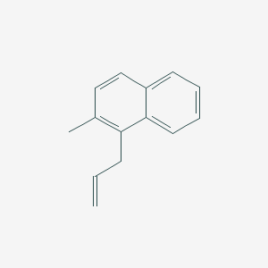 molecular formula C14H14 B15258716 1-Allyl-2-methylnaphthalene 