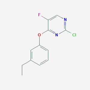 2-Chloro-4-(3-ethylphenoxy)-5-fluoropyrimidine