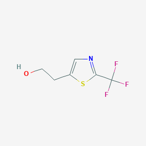 2-[2-(Trifluoromethyl)-1,3-thiazol-5-yl]ethan-1-ol