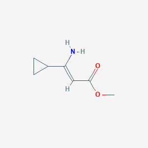 Methyl 3-amino-3-cyclopropylprop-2-enoate