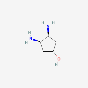 (1S,3R,4S)-3,4-Diaminocyclopentan-1-ol