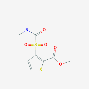 Methyl 3-[(dimethylcarbamoyl)sulfonyl]thiophene-2-carboxylate