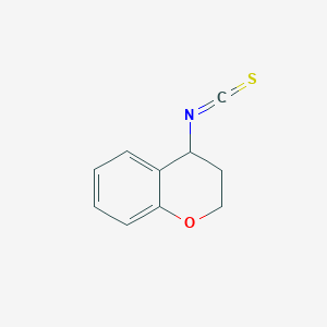 molecular formula C10H9NOS B1525887 4-isothiocyanato-3,4-dihydro-2H-1-benzopyran CAS No. 1249761-99-6