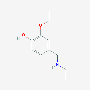 2-Ethoxy-4-[(ethylamino)methyl]phenol