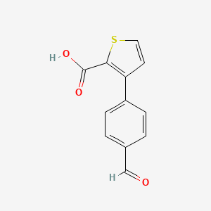 3-(4-Formylphenyl)thiophene-2-carboxylic acid