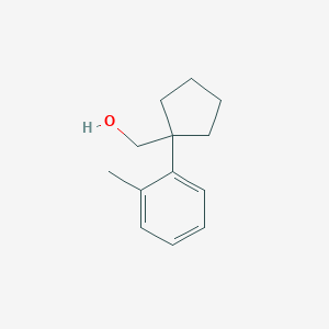 [1-(2-Methylphenyl)cyclopentyl]methanol