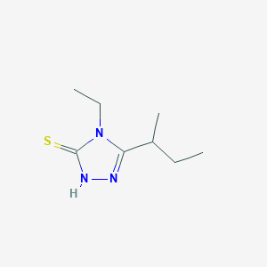 5-(butan-2-yl)-4-ethyl-4H-1,2,4-triazole-3-thiol