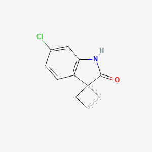 6'-Chloro-1',2'-dihydrospiro[cyclobutane-1,3'-indole]-2'-one