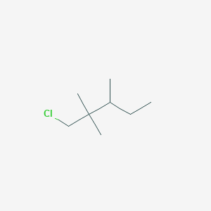 molecular formula C8H17Cl B15258982 1-Chloro-2,2,3-trimethylpentane 