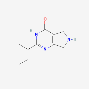 2-(Butan-2-yl)-3H,4H,5H,6H,7H-pyrrolo[3,4-d]pyrimidin-4-one