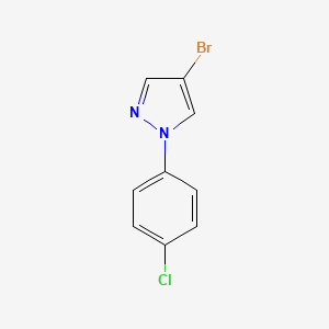 molecular formula C9H6BrClN2 B1525900 4-溴-1-(4-氯苯基)吡唑 CAS No. 885017-82-3