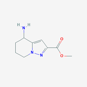 Methyl 4-amino-4H,5H,6H,7H-pyrazolo[1,5-a]pyridine-2-carboxylate