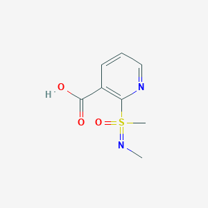 2-[Methyl(methylimino)oxo-lambda6-sulfanyl]pyridine-3-carboxylic acid