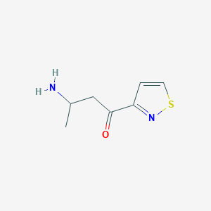 3-Amino-1-(1,2-thiazol-3-yl)butan-1-one