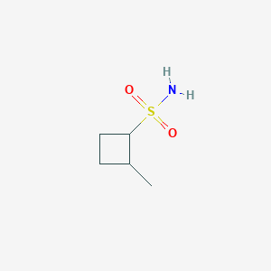 molecular formula C5H11NO2S B15259072 2-Methylcyclobutane-1-sulfonamide 