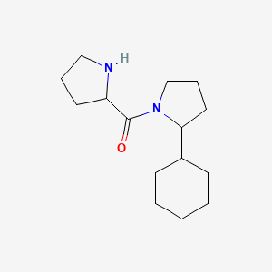 2-Cyclohexyl-1-(pyrrolidine-2-carbonyl)pyrrolidine