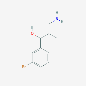 3-Amino-1-(3-bromophenyl)-2-methylpropan-1-OL