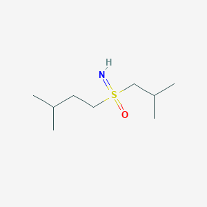 Imino(3-methylbutyl)(2-methylpropyl)-lambda6-sulfanone