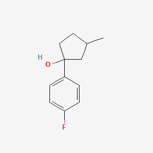 1-(4-Fluorophenyl)-3-methylcyclopentan-1-ol