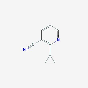 molecular formula C9H8N2 B1525914 2-Cyclopropylpyridine-3-carbonitrile CAS No. 921760-69-2