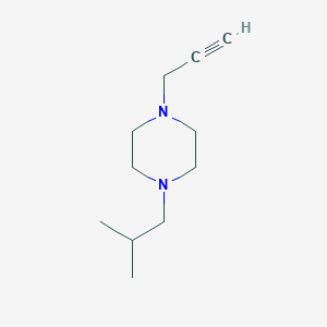 1-(2-Methylpropyl)-4-(prop-2-YN-1-YL)piperazine