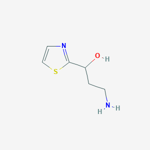 3-Amino-1-(1,3-thiazol-2-yl)propan-1-ol