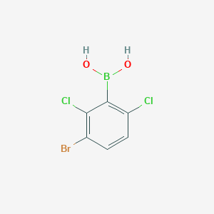 molecular formula C6H4BBrCl2O2 B1525923 3-Bromo-2,6-dichlorophenylboronic acid CAS No. 1451392-94-1
