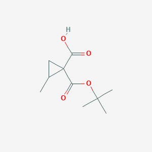 1-[(Tert-butoxy)carbonyl]-2-methylcyclopropane-1-carboxylic acid