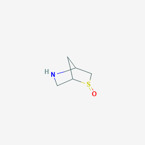 molecular formula C5H9NOS B15259275 2Lambda4-thia-5-azabicyclo[2.2.1]heptan-2-one 