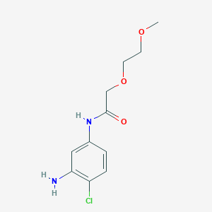 N-(3-amino-4-chlorophenyl)-2-(2-methoxyethoxy)acetamide