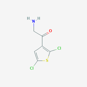 2-Amino-1-(2,5-dichlorothiophen-3-yl)ethan-1-one