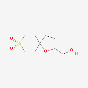 2-(Hydroxymethyl)-1-oxa-8lambda6-thiaspiro[4.5]decane-8,8-dione