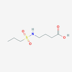 4-[(Propylsulfonyl)amino]butanoic acid