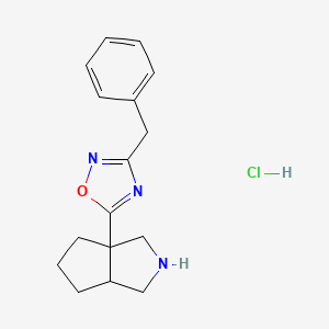 3-Benzyl-5-{octahydrocyclopenta[c]pyrrol-3a-yl}-1,2,4-oxadiazole hydrochloride