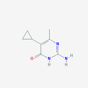 2-Amino-5-cyclopropyl-6-methyl-1,4-dihydropyrimidin-4-one