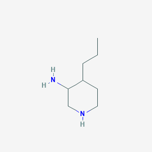 4-Propylpiperidin-3-amine