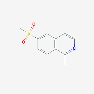 6-Methanesulfonyl-1-methylisoquinoline