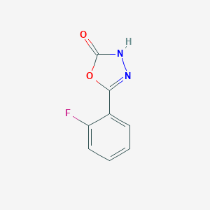 B152596 5-(2-Fluorophenyl)-1,3,4-oxadiazol-2(3H)-one CAS No. 1044766-09-7