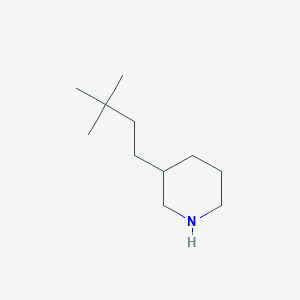 3-(3,3-Dimethylbutyl)piperidine