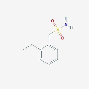 molecular formula C9H13NO2S B15259636 (2-Ethylphenyl)methanesulfonamide 