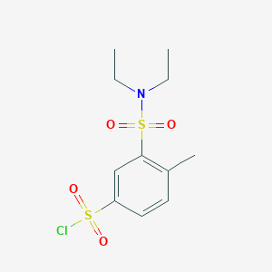 3-[(Diethylamino)sulfonyl]-4-methylbenzenesulfonyl chloride