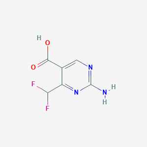 2-Amino-4-(difluoromethyl)pyrimidine-5-carboxylic acid