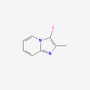 molecular formula C8H7IN2 B1525970 3-碘-2-甲基咪唑并[1,2-a]吡啶 CAS No. 1204527-14-9