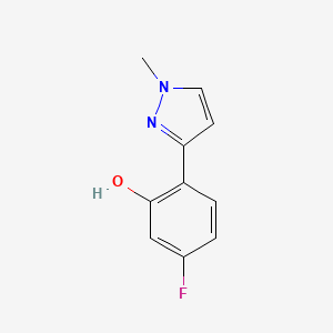 5-Fluoro-2-(1-methyl-1H-pyrazol-3-yl)phenol