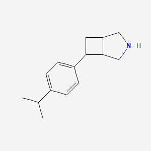 6-[4-(Propan-2-yl)phenyl]-3-azabicyclo[3.2.0]heptane