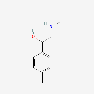 molecular formula C11H17NO B1525982 2-(乙氨基)-1-(4-甲苯基)乙醇 CAS No. 873987-66-7